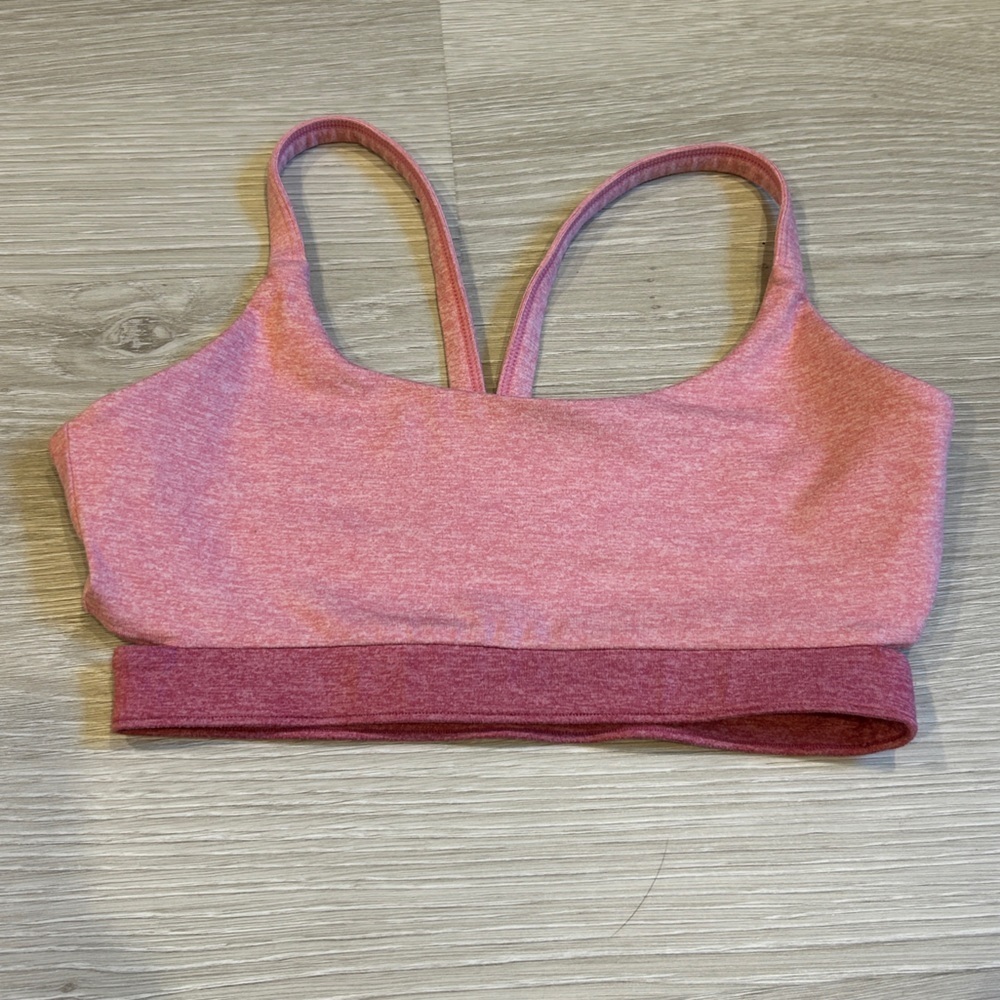 We Over Me Pink Balance Sports Bra - Small